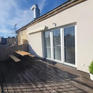Beauty On The Rooftop With Ac And Rooftop Terrace Appartamento Budapest